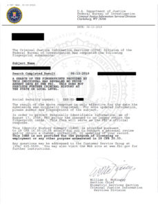 FBI Background Check Apostille